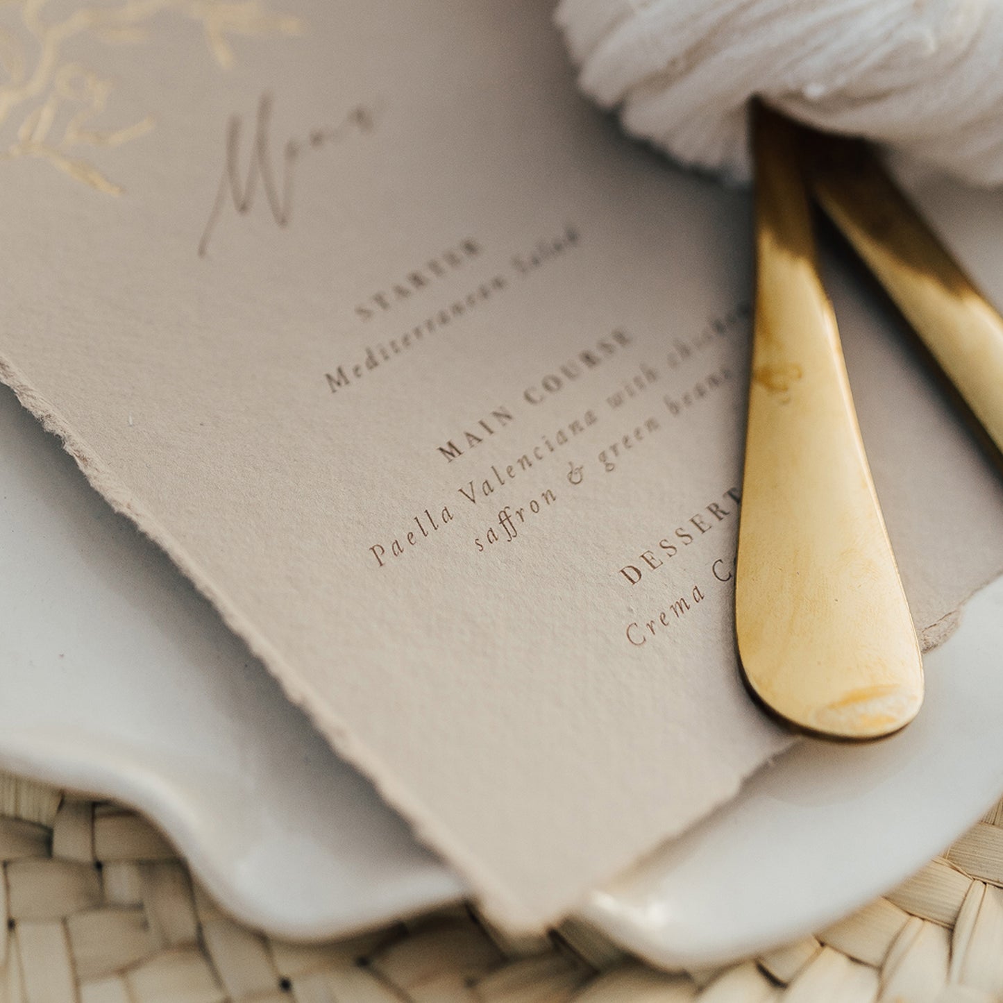 Oliviera Menu