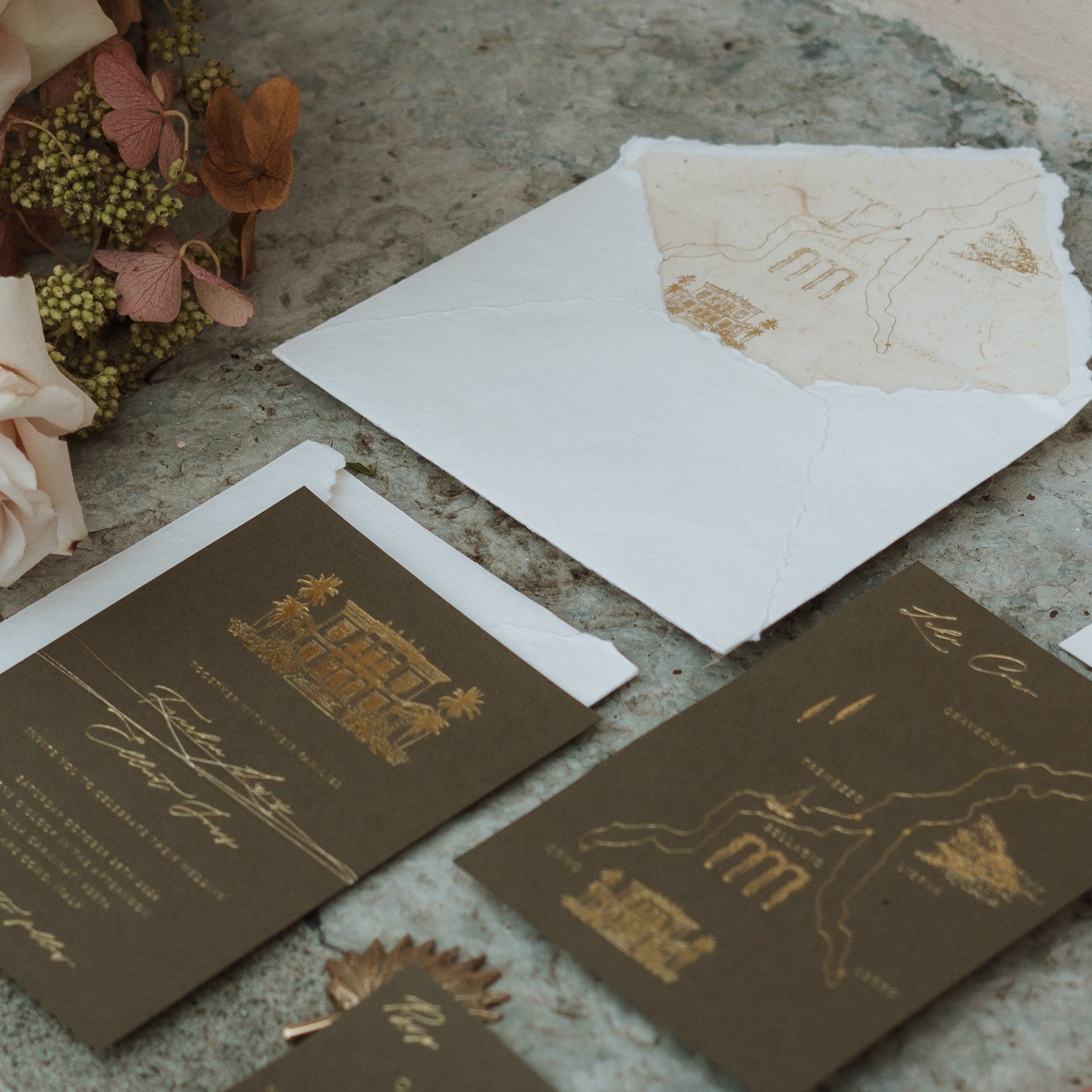 Lake Como Wedding Invitation