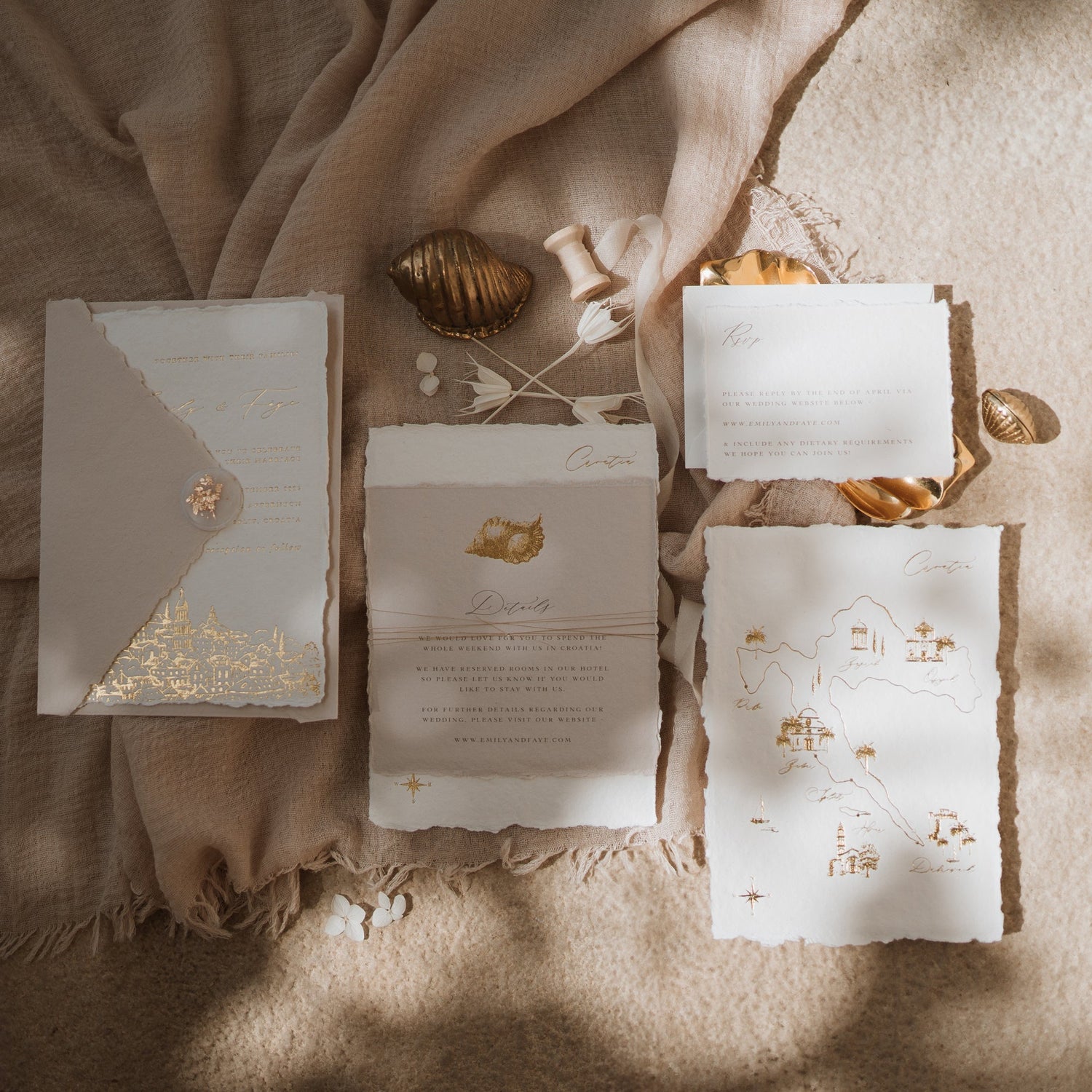 Destination Wedding Invites