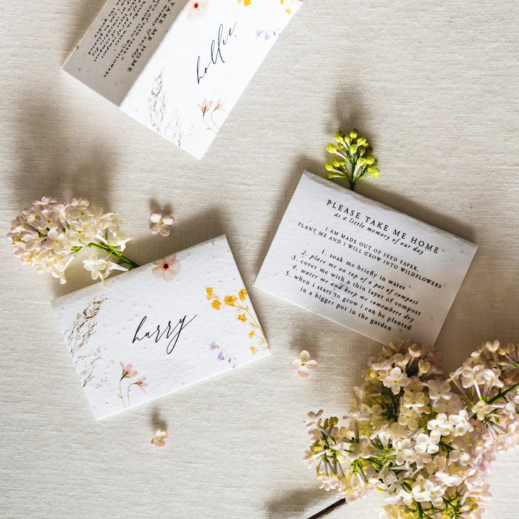 Day Of Wedding Stationery