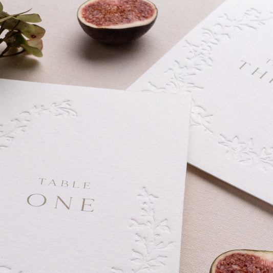 Wreath Table Number