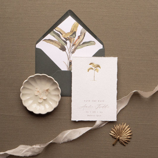 tropical save the dates