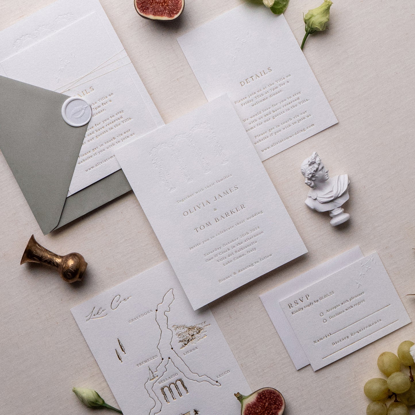 Wedding Venue Luxe Invitation Sample Suite