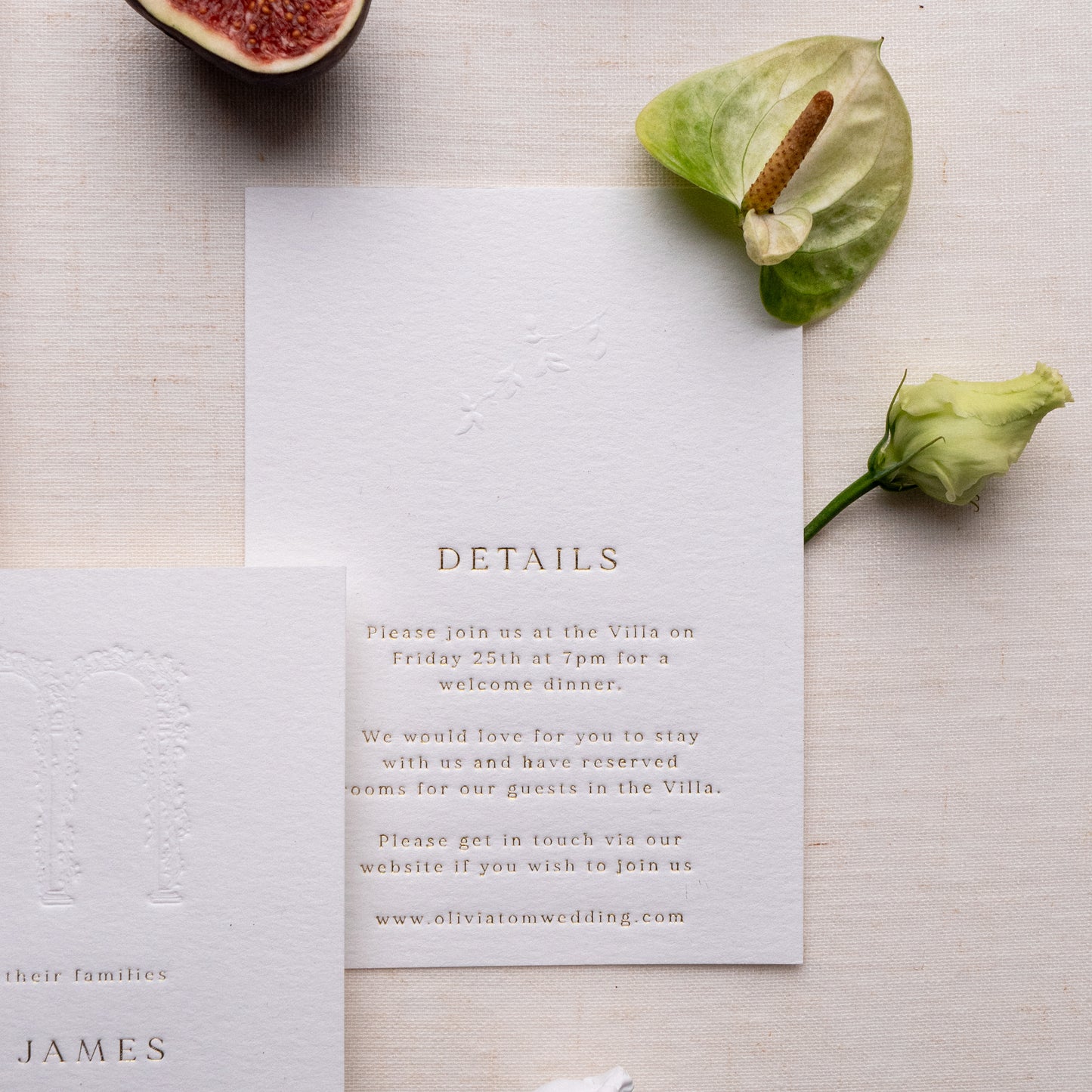 Wedding Venue Luxe Invitation Sample Suite