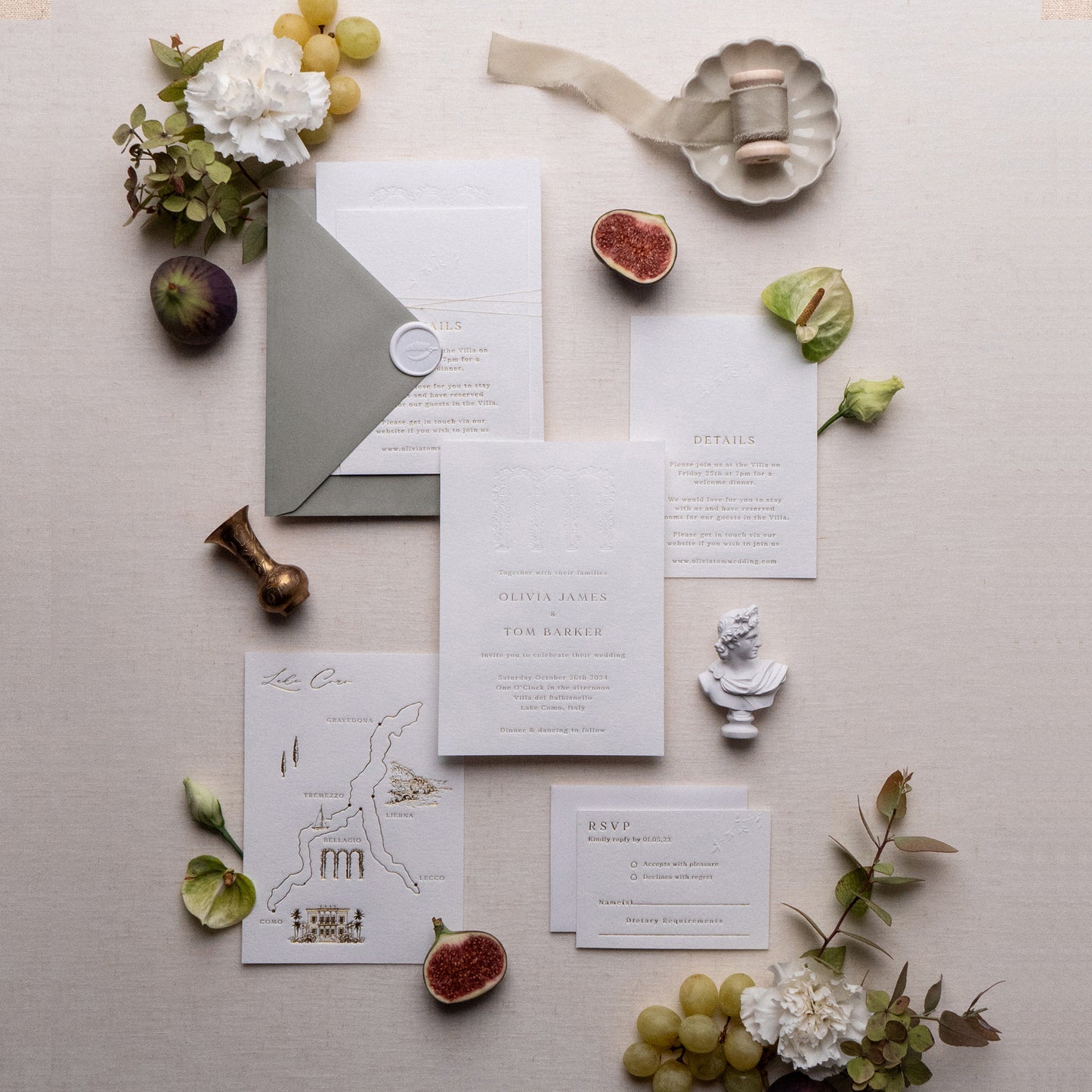 Wedding Venue Luxe Invitation Sample Suite