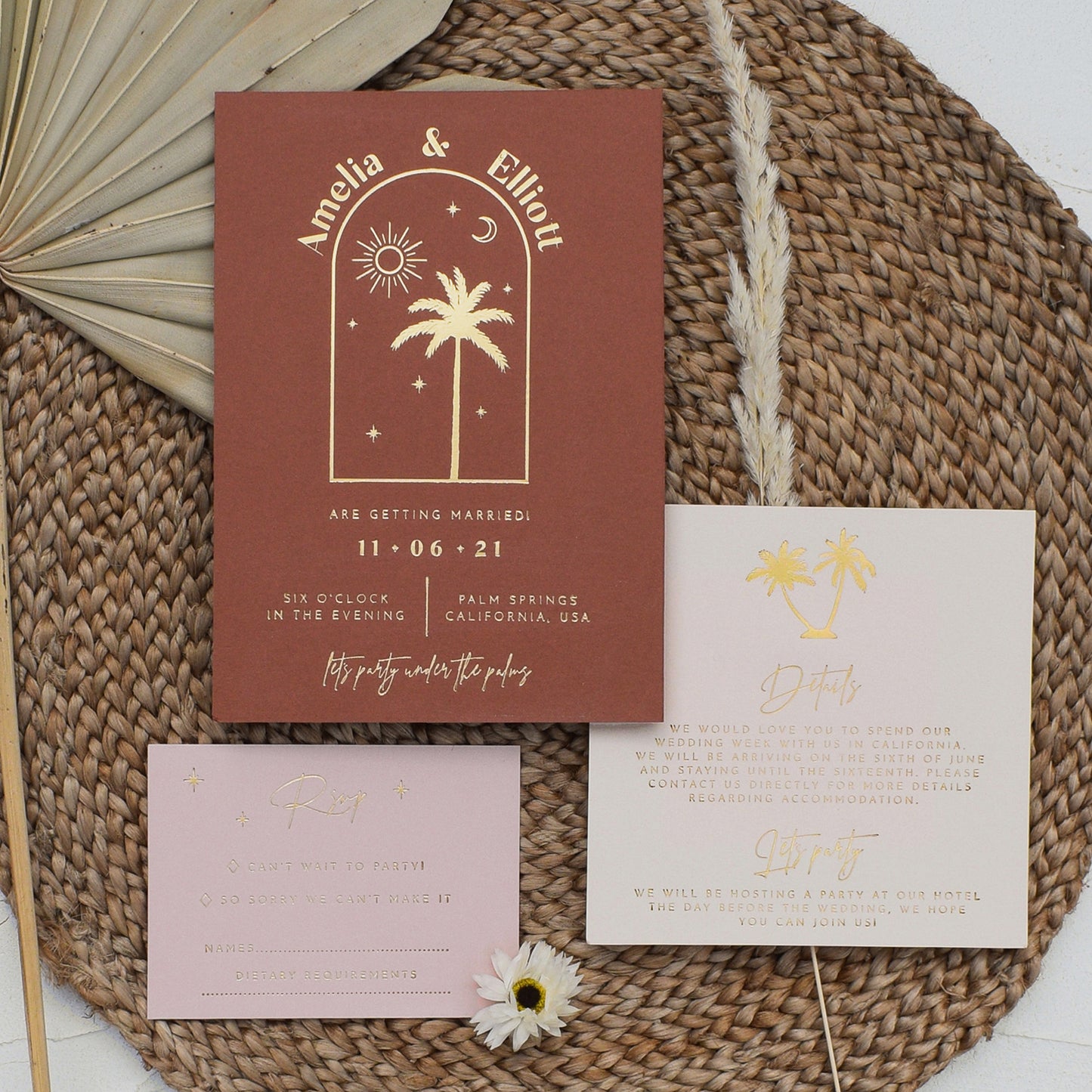 Arabian Nights Invitation